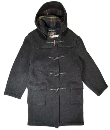 미사용품 영국제 90s 글로버올 더플 코트 차콜 36