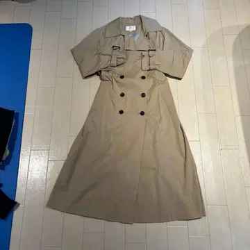 BEAMS HEART 베이지 트렌치코트 입학식 성숙 큐트 스테디셀러