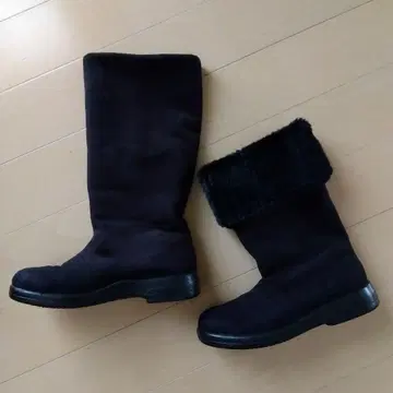 고어텍스 롱 부츠 블랙 24cm