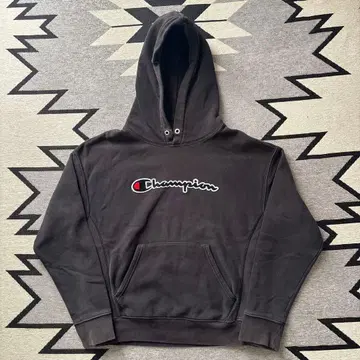 Champion 다크 그레이 후드티 M 사이즈