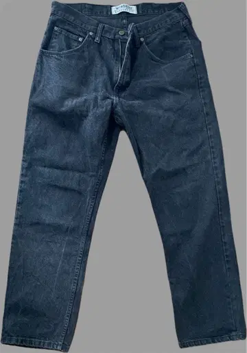Wrangler 블랙 데님 스트레이트