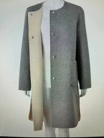 리버서블 롱 코트 (미사용 새상품) L