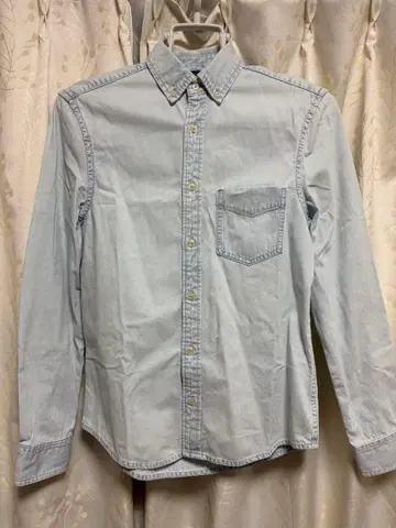 ZARA 데님 긴팔 셔츠 M