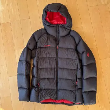 MAMMUT 마무트 멜론 후디드 다운 자켓 XL 블랙 레드