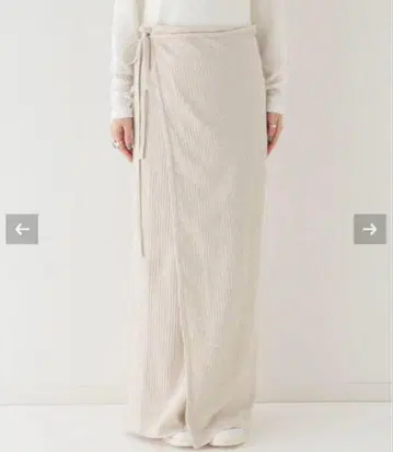 [ 새상품급 ] 베이직 랩스커트 XS