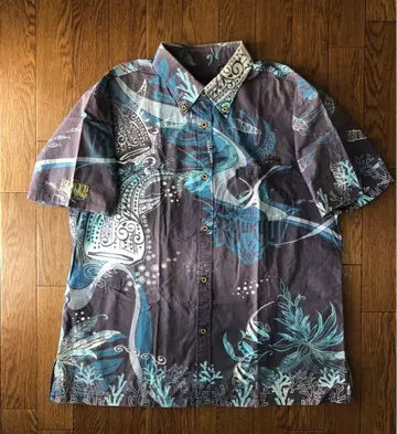 고급 류큐 골든 킹스 majun 마준 카리유시 의류 콜라보