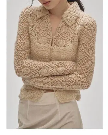 TODAYFUL Mohair Crochet Knitshirts