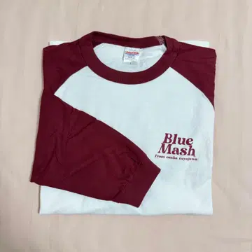 Blue Mash 로고 래글런 빨간색