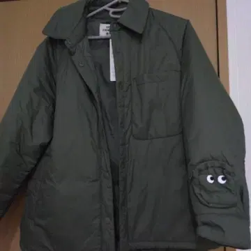 새상품 유니클로 안야 힌드마치 퍼프 테크 셔츠 자켓 XS