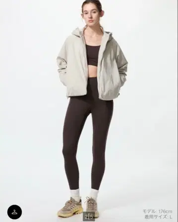 윈드프루프 플리스 리버서블 풀 집업 후드티 유니클로 L