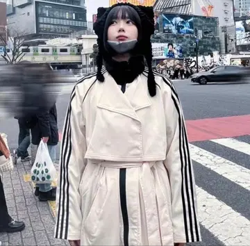 adidas 3way 트렌치코트