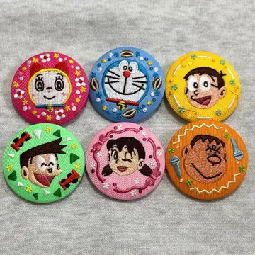 도라에몽 자수 참 컴프 세트