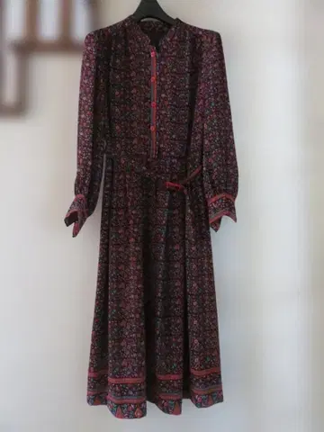 미니 꽃무늬 원피스 핸드메이드