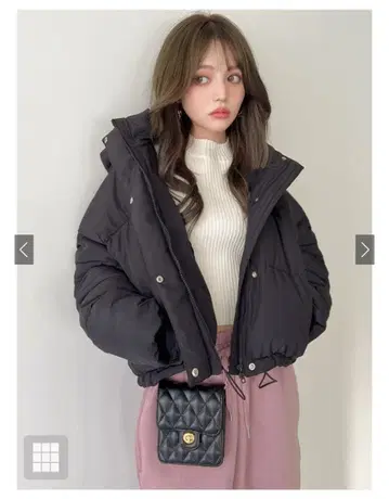 [ GRL ] 2Way 후드 부착 숏 기장 다운 자켓 kd23