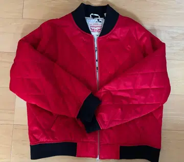 Levi Strauss & Co. 레드 퀼팅 자켓 M