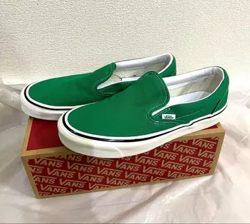 VANS 클래식 슬립온 9 그린 슬립온