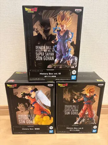 드래곤볼 HistoryBox 피규어 3개