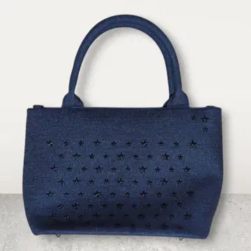 [ 미사용 ] 별 스터드 블랙 토트백 2way