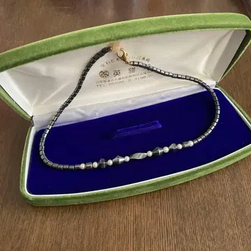 [ 익명 배송 ] 목걸이 펄 보석과 수정의 백화점 영아당