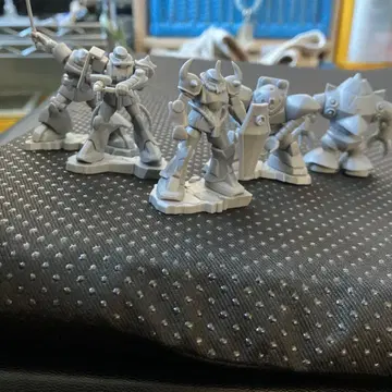 초코 서플라이 기동전사 건담 조립 완료 5체 묶음 판매