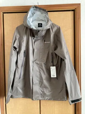 미사용 snow peak 마운틴 후드티 L 카키 레인 자켓