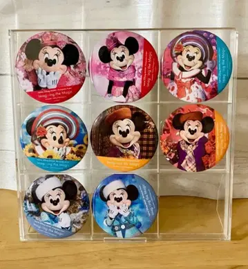 미니 마우스 캔뱃지 8개 세트