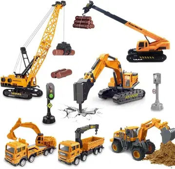 미사용 새상품 완구 건설차량 작업차 세트 건설공사 공사차