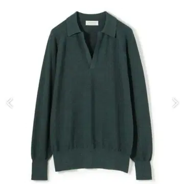 tomorrowland 울 100% 다크 그린 니트 S 스키퍼