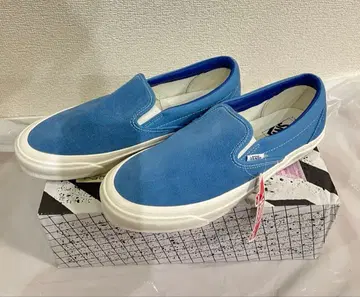 VANS 스웨이드 슬립온 파랑 라이트 블루