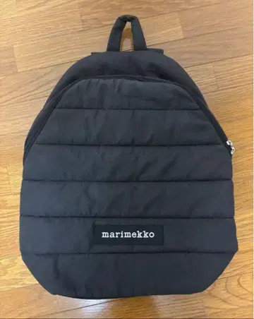 마리메꼬 marimekko 퀼팅 백팩 블랙