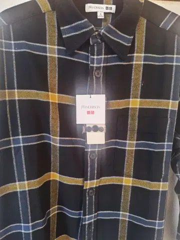 UNIQLO JW ANDERSON 플란넬 체크 셔츠