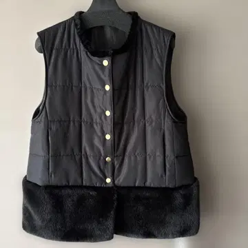 에어리 페어리 어른스럽고 사랑스럽게 고급스러운 퍼 도킹 베스트