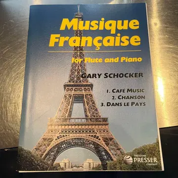 쇼커 뮤직 프랑세즈 플루트 피아노 악보