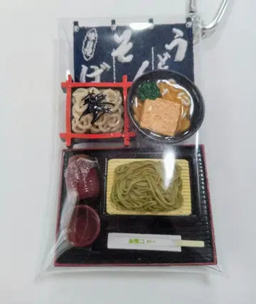 맛자랑 우동소바 가챠 채운 파우치 미니어처 리멘트 미니 브랜드