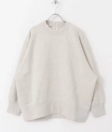 FORK&SPOON 클리어 쭈리 백지퍼 맨투맨