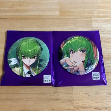 코드기어스 트리 빌리지 캔뱃지 C.C. 2점