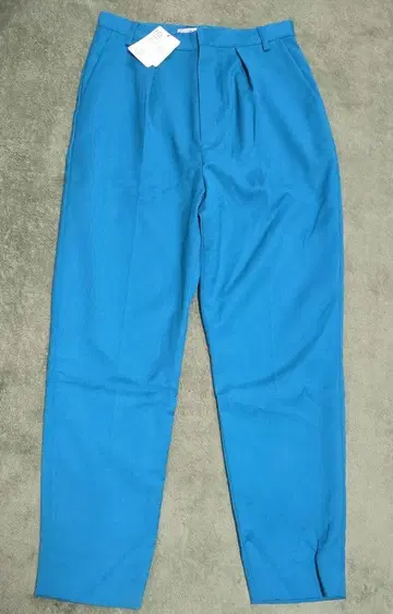 nano universe 더블 크로스 1턱 테이퍼드 팬츠 38 사이즈