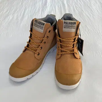 PALLADIUM 방수 하이컷 스니커즈 베이지