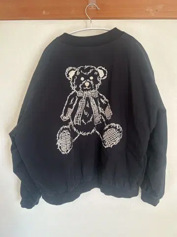 메리제니 Teddy 자수 블루종 블랙