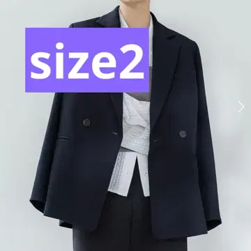 crewre 더블 브레스트 트윌 자켓 size 2