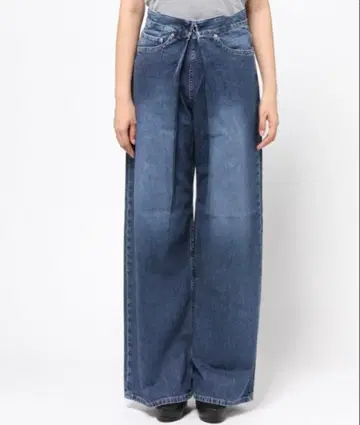 JOHN LAWRENCE SULLIVAN 와이드 데님 팬츠