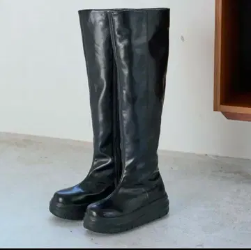 Kastane 카스타네 니하이 롱 부츠 블랙 37 사이즈