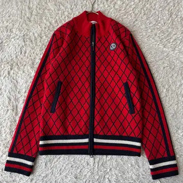 앤퍼시 방풍 블루종 니트 자켓 지퍼 하이넥 골프웨어 M