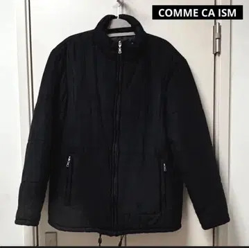 COMME CA ISM 컴시즘 스웨이드풍 충전솜 블루종 점퍼