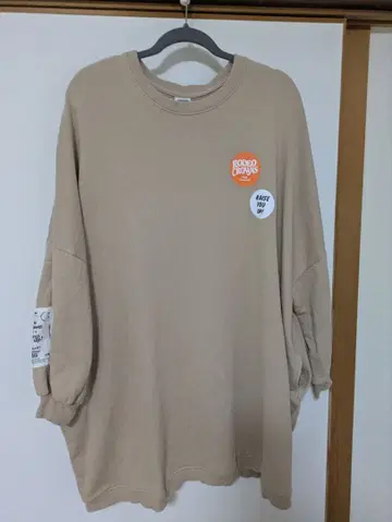 RODEO CROWNS 베이지 오버 사이즈 트레이닝복