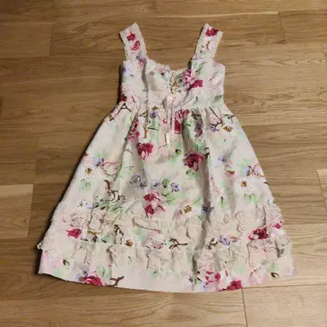 지저스 디아망테 시칠리아 원피스 트리아농 장미 패턴 핑크