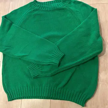 스픽 앤 스팬 미들 게이지 래글런 슬리브 풀오버