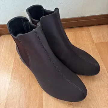 fitfit 발수 사이드 고어 앵클 부츠 다크 브라운 23.0cm