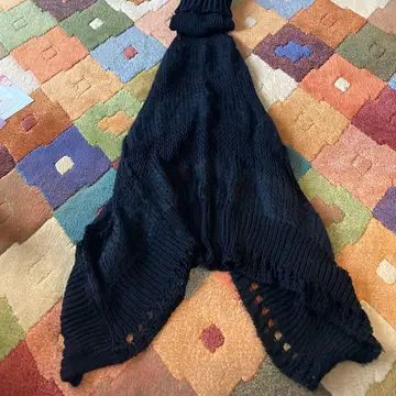 Jean Paul Gaultier 터틀 슬리브리스 니트 원피스