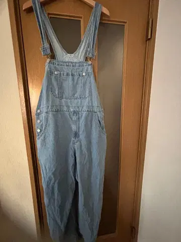 WEGO 데님 오버롤 라이트 블루